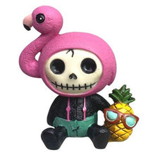 Load image into Gallery viewer, Furrybones Figurine Flamingo Skeleton Pineapple Collectible Decor Gothcore NIB