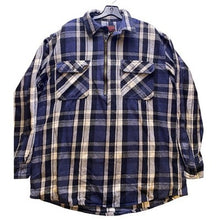 Load image into Gallery viewer, Five Brother Shirt Mens Extra Large Tall Oversize Flannel Plaid 1/4 Zip Pullover