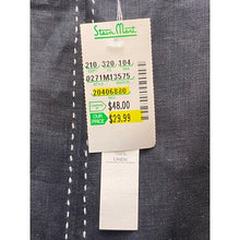 Load image into Gallery viewer, Vintage Richard Malcolm Skirt Womens Size 8 Linen Pencil Side Zipper Black NWT