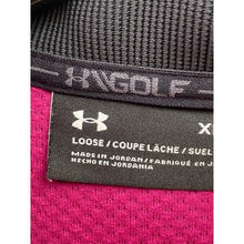 Load image into Gallery viewer, Under Armour Shirt Mens Extra Large Cold Gear Golf Performance Pull Over Magenta