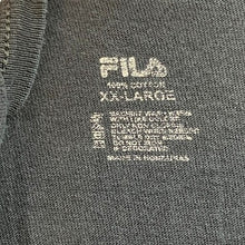Load image into Gallery viewer, FILA Shirt Mens 2XL Nationals Atlanta Basketball Logo Spell Out Athleisure