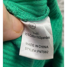 Load image into Gallery viewer, Fashion Nova Pants Womens 1XL Green Corduroy Pull On Stretchy Pockets Preppy