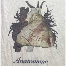 Load image into Gallery viewer, Anatomage Shirt Mens Medium Heart Grunge Spell Out Everyday Streetwear