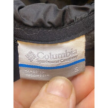 Load image into Gallery viewer, Columbia Jacket Mens Small Black Fleece Full Zip Hooded Logo Outdoors Athleisure