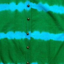 Load image into Gallery viewer, WDNY Sweater Womens Extra Large Tie Dye Stripe Cardigan Office Career Preppy