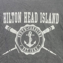 Load image into Gallery viewer, Hilton Head Island Shirt Mens Extra Large Nautical Beachy Coastal Spell Out