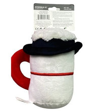 Load image into Gallery viewer, Snowman Dog Toy Plush Squeaker Christmas 6.5" Tall