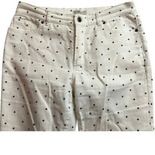 Load image into Gallery viewer, Tyler Boe Pants Womens 8 Polka-A-Dot Preppy Academia Festival Stretch Everyday