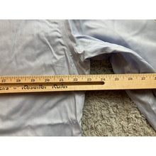 Load image into Gallery viewer, TailorByrd Shirt Mens Large Contrast Cuff Preppy Academia Career Light Blue