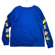 Load image into Gallery viewer, Nickelodeon Sweatshirt Women Extra Large AOP Sleeve Hits 90s Cartoons Streetwear