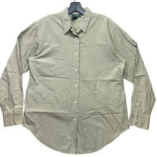 Load image into Gallery viewer, Lauren Ralph Lauren Shirt Womens 12 Sage Preppy Academia Minimalist Office Logo