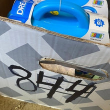 Load image into Gallery viewer, Furrybones Hedrick Hedgehog Skeleton Figurine with Blue Balloon Dog