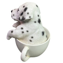 Load image into Gallery viewer, Teacup Dalmatian Figurine Porcelain Resign Decor Tabletop 5.5"
