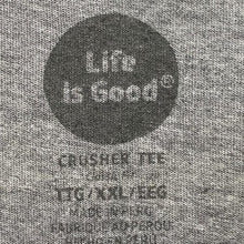 Load image into Gallery viewer, Life is Good Shirt Mens 2XL Football Crusher Tee Logo Everyday Streetwear
