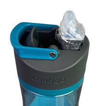 Load image into Gallery viewer, Contigo Water Bottle 24 oz Ashland Blue BPA Free Auto Spout Leak Proof Lid