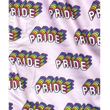 Load image into Gallery viewer, Bottoms Out Swim Trunks Mens Medium Pink Pride Rainbow LGBTQIA Shorts Streetwear
