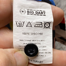 Load image into Gallery viewer, Vintage Big Dart Shirt Womens 16 Rainbow Abstract 90s Geometric Button Down