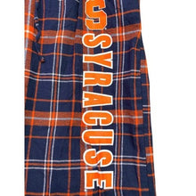 Load image into Gallery viewer, Syracuse University Pants Mens Medium Plaid Pajama Spell Out Lounge College