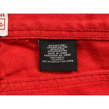 Load image into Gallery viewer, Parish Nation Jeans Mens 40x30 Red Denim Y2K Baggy Hip Hop Skate Streetwear
