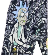 Load image into Gallery viewer, Yeezzi Rick and Morty Pants Mens 2XL Joggers AOP Doodle Graphic Streetwear