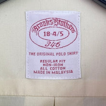 Load image into Gallery viewer, Brooks Brothers Shirt Mens 18 4/5 Pale Yellow Preppy Office Career Academia