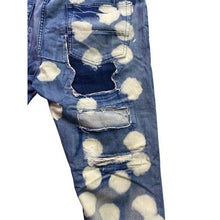 Load image into Gallery viewer, FWDR Denim Jeans Mens 44x32 Bleached Distressed Ripped Thrashed Baggy Y2K Grunge