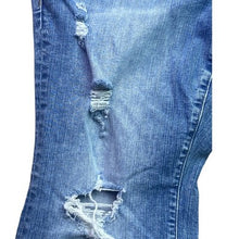 Load image into Gallery viewer, Torrid Jeans Womens 16R Distressed Thrashed Flare Leg Grunge Stretch Streetwear