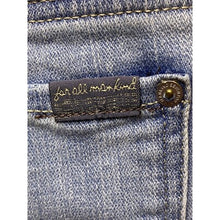 Load image into Gallery viewer, 7 For All Mankind Jeans Womens 26 Distressed Denim Pants Ripped Light Wash