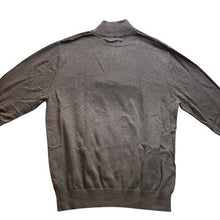 Load image into Gallery viewer, Alan Flusser Sweater Mens Large Quarter Zip Preppy Academia Career Pullover