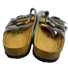 Load image into Gallery viewer, Aerothotic Sandals Womens 6 Braided Strapy Arch Support Beachy Coastal NWT