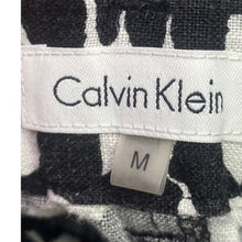 Load image into Gallery viewer, Calvin Klein Pants Womens Medium Zebra Linen Baggy Office Career Lifestyle