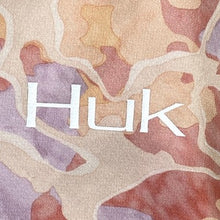Load image into Gallery viewer, Huk Shirt Womens Extra Large Camo Performance Fishing Quarter Zip Pull Over