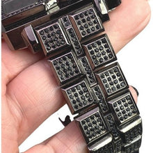 Load image into Gallery viewer, Techno King Watch Mens Iced Hip Hop Crystals Stainless Steel Water Resistant
