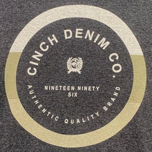 Load image into Gallery viewer, Cinch Shirt Mens Large Spell Out Logo Preppy Graphic Logo Everyday Streetwear