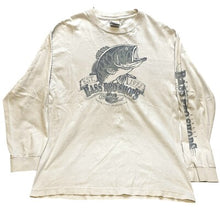 Load image into Gallery viewer, Bass Pro Shops Shirt Mens Large Long Sleeve Fishing Outdoor Spell Out Sleeve Hit