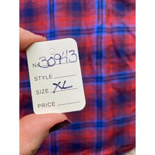 Load image into Gallery viewer, Hurley Flannel Shirt Mens Extra Large Spell Out Plaid Gunge Preppy Everyday