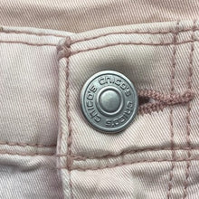 Load image into Gallery viewer, Chicos Pants Womens 14R Embroidered Floral Crop Capri Travel Costal Beachy