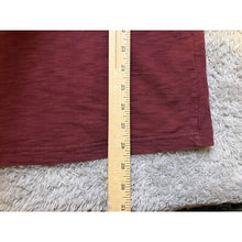 Load image into Gallery viewer, Marc Ecko Shirt Mens 2XL Maroon Long Sleeve Zip Pocket Casual Pull Over