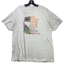 Load image into Gallery viewer, VW Bus Shirt Womens Large Rainbow Spell Out Hippie Beachy Everyday Streetwear