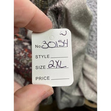 Load image into Gallery viewer, Embellished Blouse Womens 2XL 3/4 Sleeve Paisley AOP Festival Mature Career