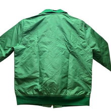 Load image into Gallery viewer, Vintage CAL Jacket Mens Large Green Windbreaker Full Zip Kelly Green Athletic
