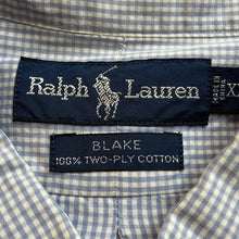 Load image into Gallery viewer, Ralph Lauren Shirt Mens Extra Large Blake Checkered Preppy Academia Career