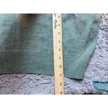 Load image into Gallery viewer, Alan Paine Sweater Vest Mens Extra Large Lambswool V-Neck Sage Green England