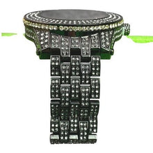 Load image into Gallery viewer, Techno King Watch Mens Iced Hip Hop Crystals Stainless Steel Water Resistant