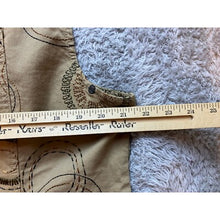 Load image into Gallery viewer, Hearts of Palm Vest Womens 18 Embroidered Sleeveless Snaps Boho Tan Stretchy