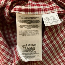 Load image into Gallery viewer, Brooks Brothers Shirt Mens Large Red Fleece Gingham Check Button Down Academia
