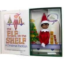 Load image into Gallery viewer, Shelf Under The ELF Boy Blue Eyes Scout w/ Storybook A Christmas Tradition NEW