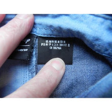 Load image into Gallery viewer, Mickey Mouse Shirt Womens Medium Long Sleeve Button Up Denim Disney Patchwork