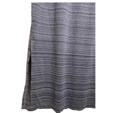 Load image into Gallery viewer, Duluth Trading Co Dress Womens Medium Sleeveless Comfy Side Slit Gray Stripe