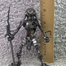 Load image into Gallery viewer, Predator Figurine Recycled Metal Art Nut Bolt Sci-Fi Warrior Collectible